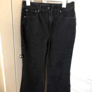Madewell Perfect Vintage Flare Jean in Sherborn Wash Black SOLD OUT | Sz 28
